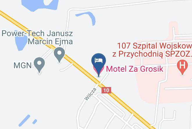 Walcznty - Motel Za Grosik Maps