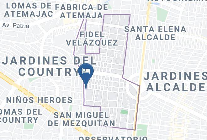 Guadalajara - Motel Zent Maps