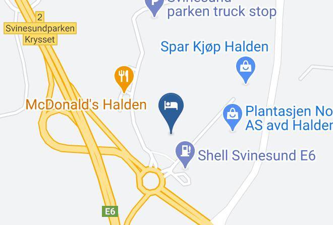 Halden - Motell Svinesundparken As Maps