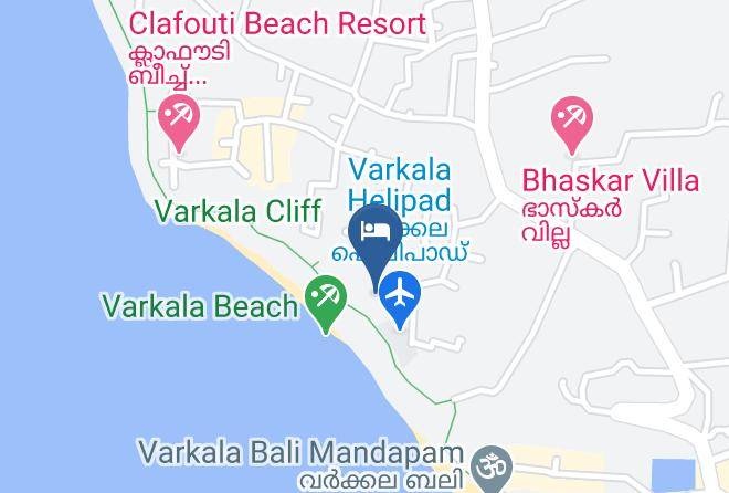 Chirayinkeezhu - Mother Palace Beach Resort Maps