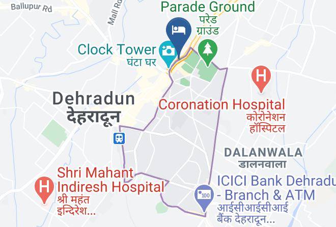 Dehradun - Hotel Moti Mahal Maps