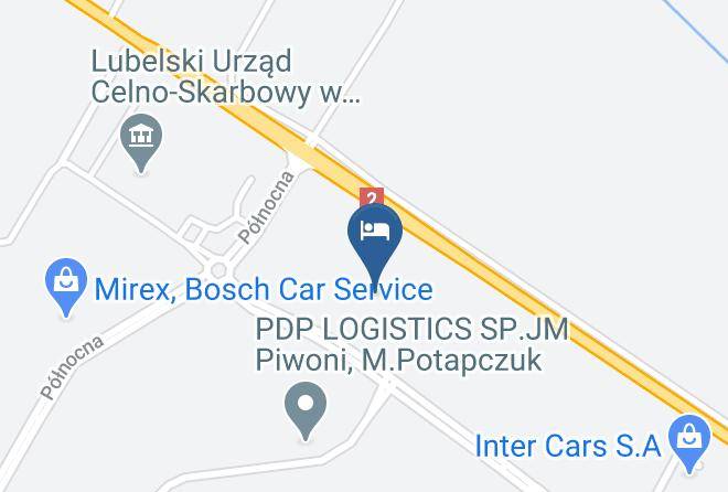 Biala Podlaska - Moto Bar Hotel Maps
