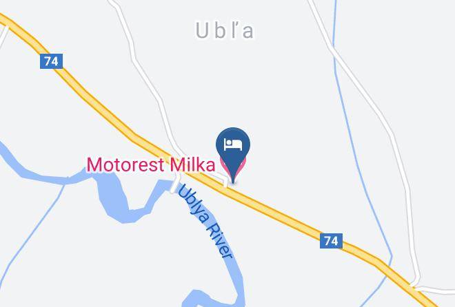 Snina - Motorest Milka Maps