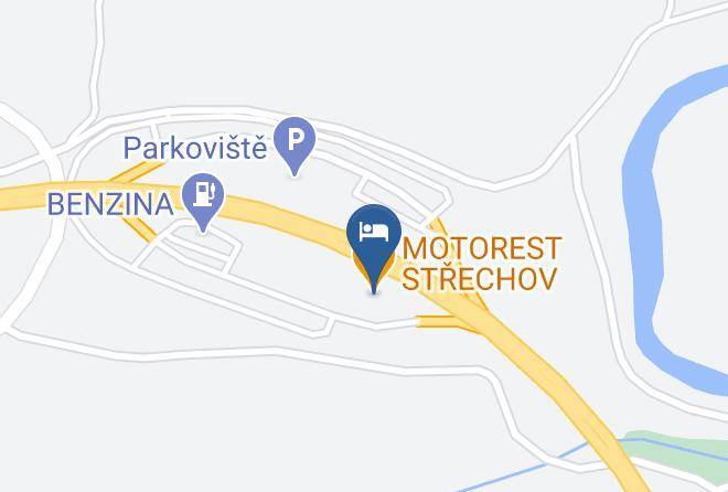 Benesov - Motorest Strechov Maps