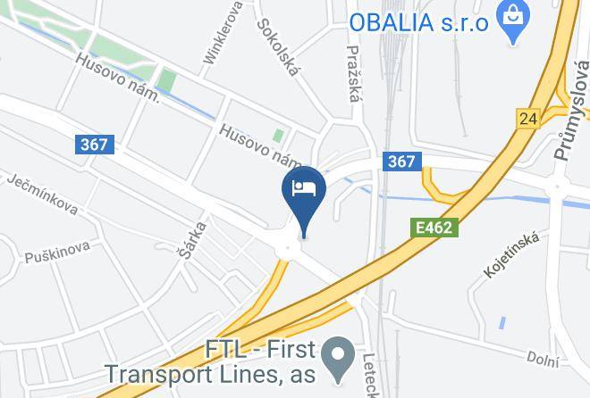 Prostejov - Motorest U Kola Maps