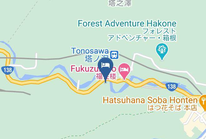 Hakone Townashigarashimo District - Motoyu Kansuiro Maps