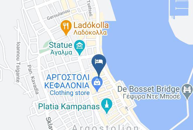 Kefallinia - Mouikis Hotel Maps