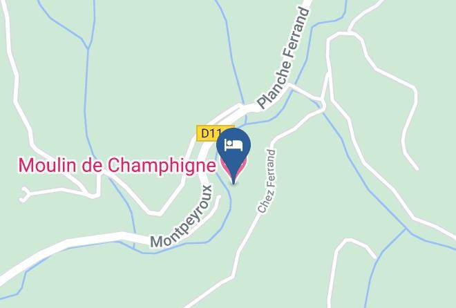 Puy De Dome - Moulin De Champhigne Maps