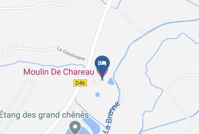 Indre Et Loire - Moulin De Chareau Maps