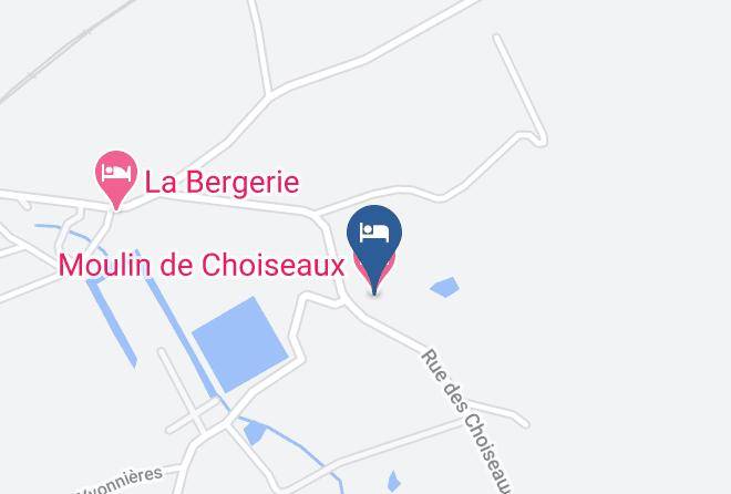 Loir Et Cher - Moulin De Choiseaux Maps