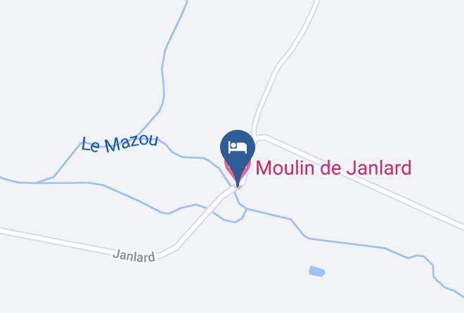 Nievre - Moulin De Janlard Maps