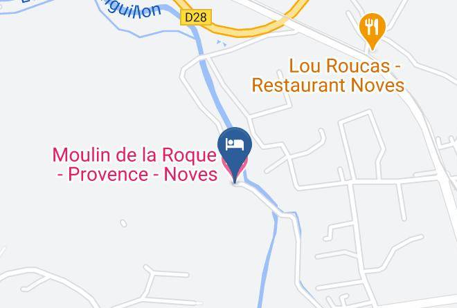 Bouches Du Rhone - Moulin De La Roque Provence Noves Maps