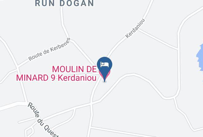 Cotes D Armor - Moulin De Minard 9 Kerdaniou Maps