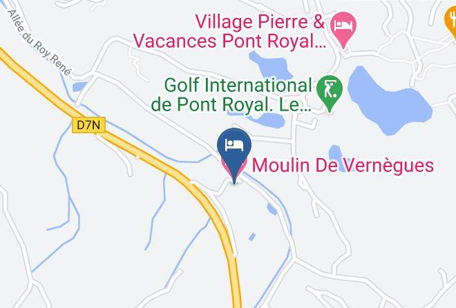 Bouches Du Rhone - Moulin De Vernegues Maps