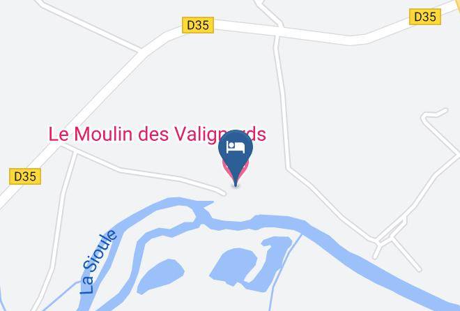 Allier - Le Moulin Des Valignards Maps