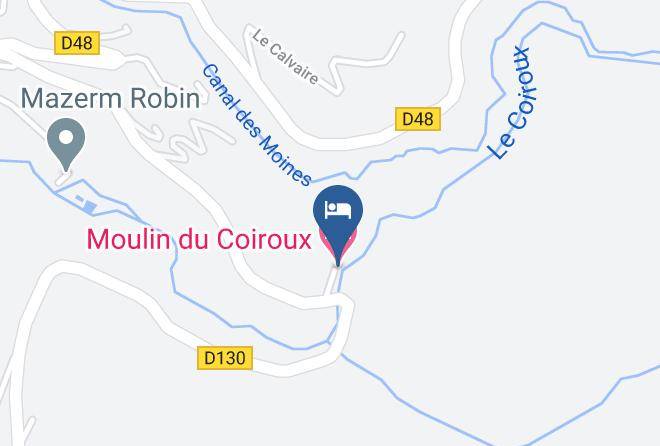 Correze - Moulin Du Coiroux Maps