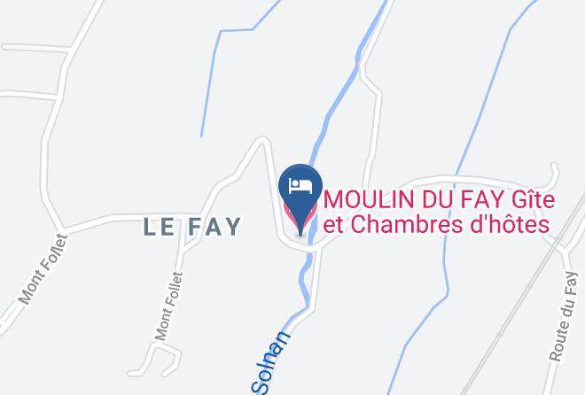 Ain - Moulin Du Fay Gite Et Chambres D'hotes Maps