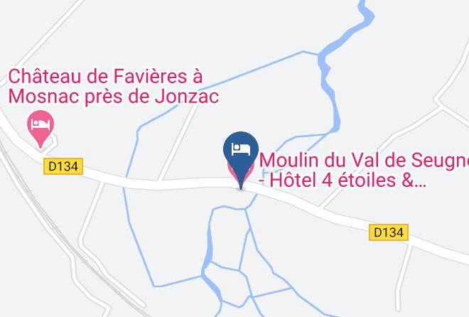 Moulin Du Val De Seugne Hotel 4 Etoiles & Restaurant Gastronomique Map
