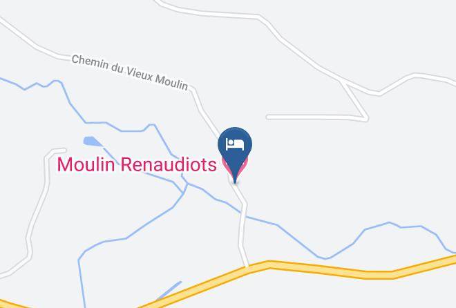 Saone Et Loire - Moulin Renaudiots Maps