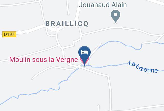 Charente - Moulin Sous La Vergne Maps