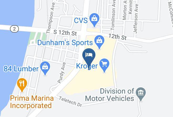 Marshall - Moundsville Plaza Motel Maps