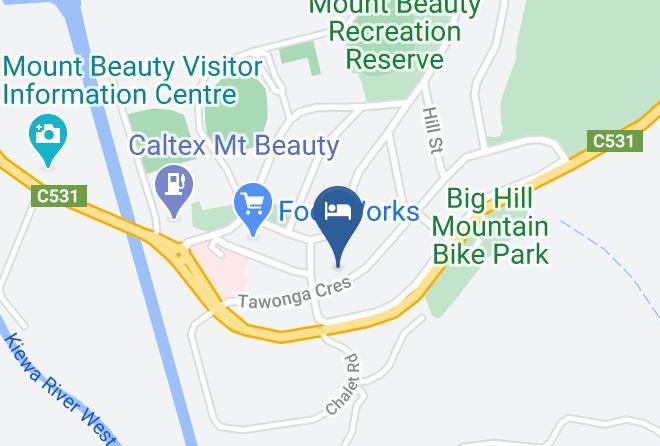 Mount Beauty Motor Inn Map