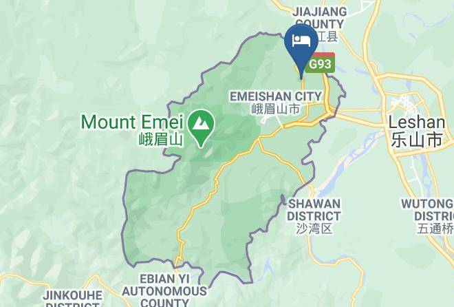 Leshan - Mount Emei Taihe Business Hotel Maps