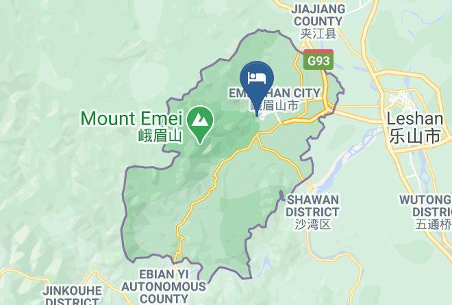 Leshan - Mount Emei Xin Jia Yuan Business Hotel Maps