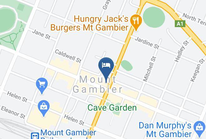 Mount Gambier - Mount Gambier Hotel Maps