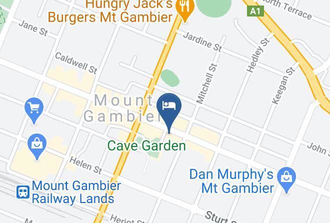 Mount Gambier - Mount Gambier Jens Hotel Maps