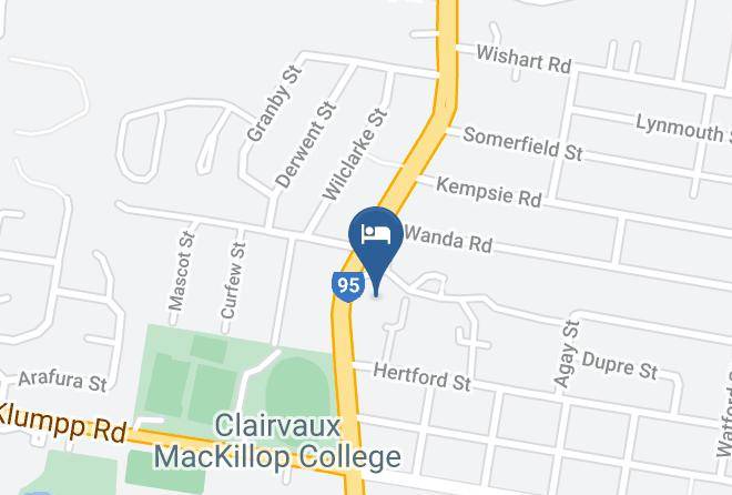 Mount Gravatt Motel Map