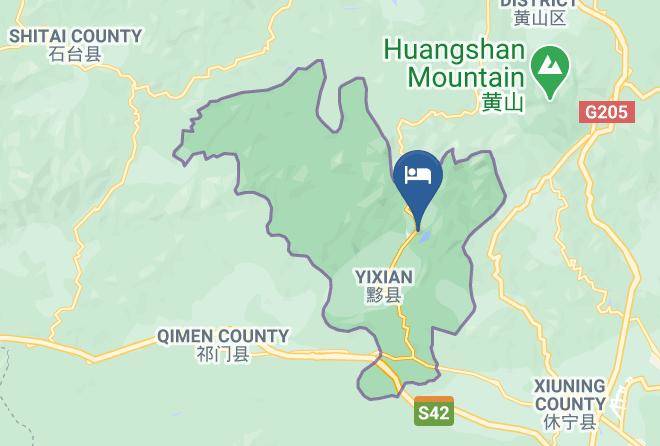 Huangshan - Mount Huangshan Wonderland Hotel Maps