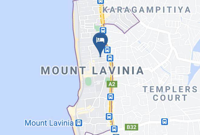 Colombo - Mount Lavinia Homestay Maps