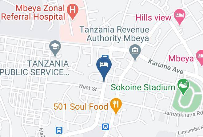 Mbeya Urban - Mount Living Stone Hotel Maps