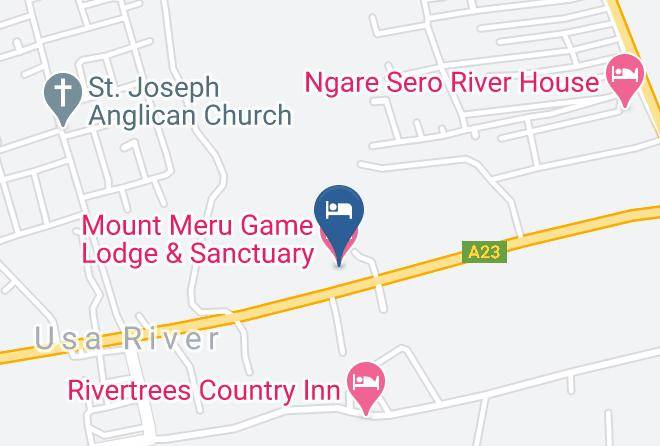 Arumeru - Mount Meru Game Lodge & Sanctuary Maps
