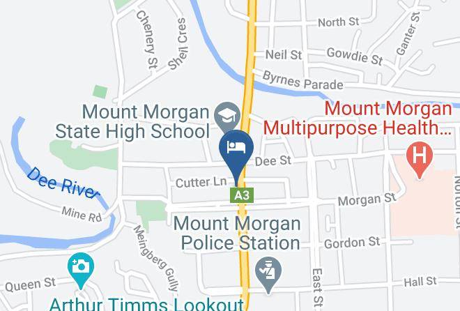 Rockhampton - Mount Morgan Grand Hotel Maps