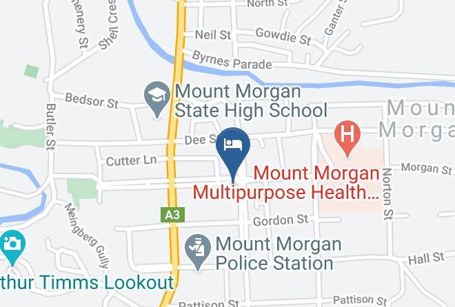 Rockhampton - Mount Morgan Leichhardt Hotel Maps