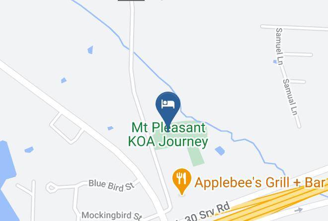 Titus - Mount Pleasant Koa Journey Maps