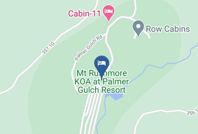 Mount Rushmore Koa At Palmer Gulch Resort Map