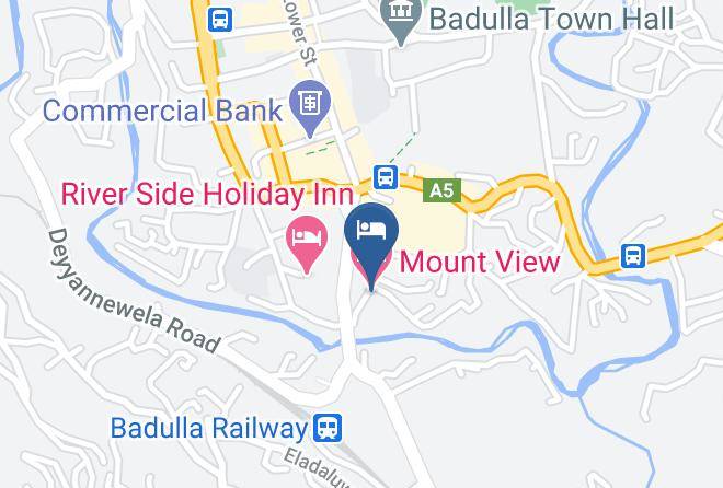 Badulla - Mount View Hotel Maps