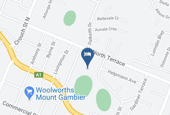 Mount Gambier - Mount View Motel Maps