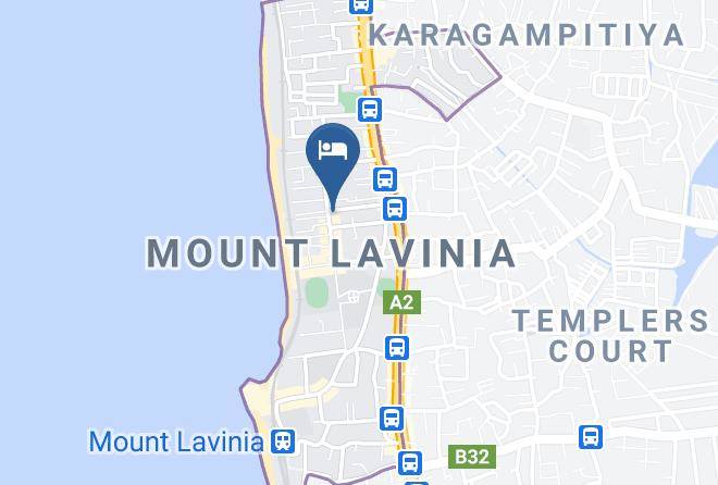 Colombo - Mount Waves Hotel Maps