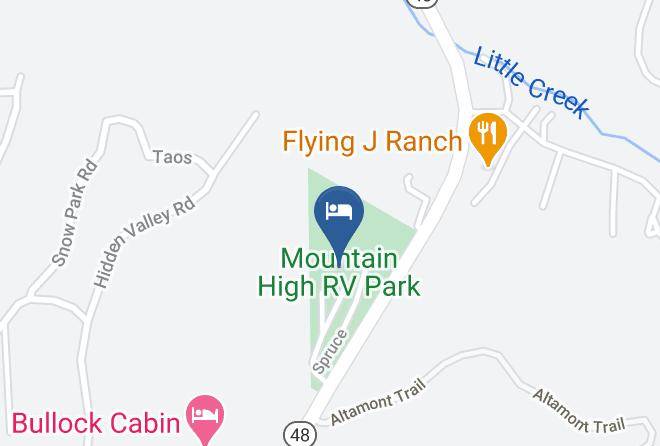 Lincoln - Mountain High Rv Park Maps