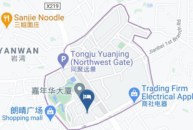 Jiangbei District - Mountain Hotel Maps