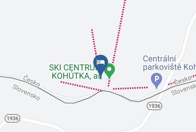 Mountain Hotel Kohutka Map