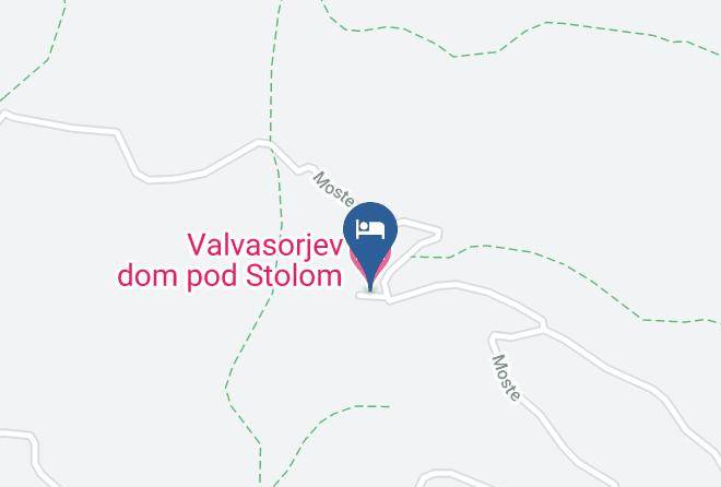 Zirovnica - Mountain Hut Valvazorjev Dom Maps