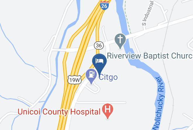Unicoi - Mountain Inn & Suites Erwin I 26 At Exit 40 Maps