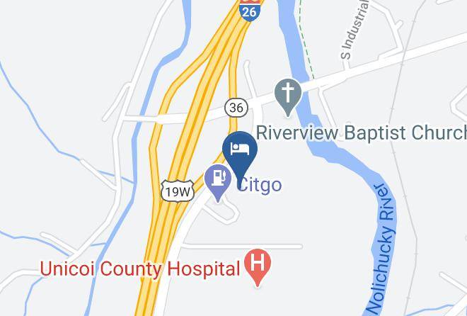 Mountain Inn & Suites I 26 Exit 40 Map