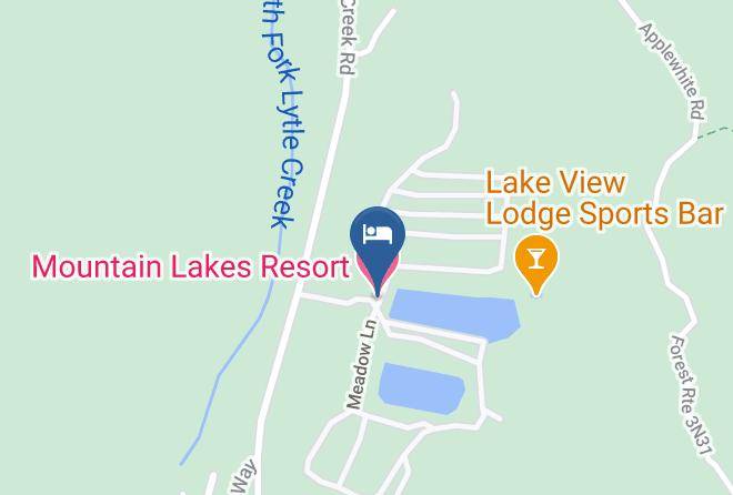 San Bernardino - Mountain Lakes Resort Maps