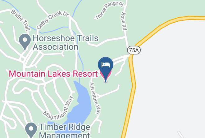 White - Mountain Lakes Resort Maps